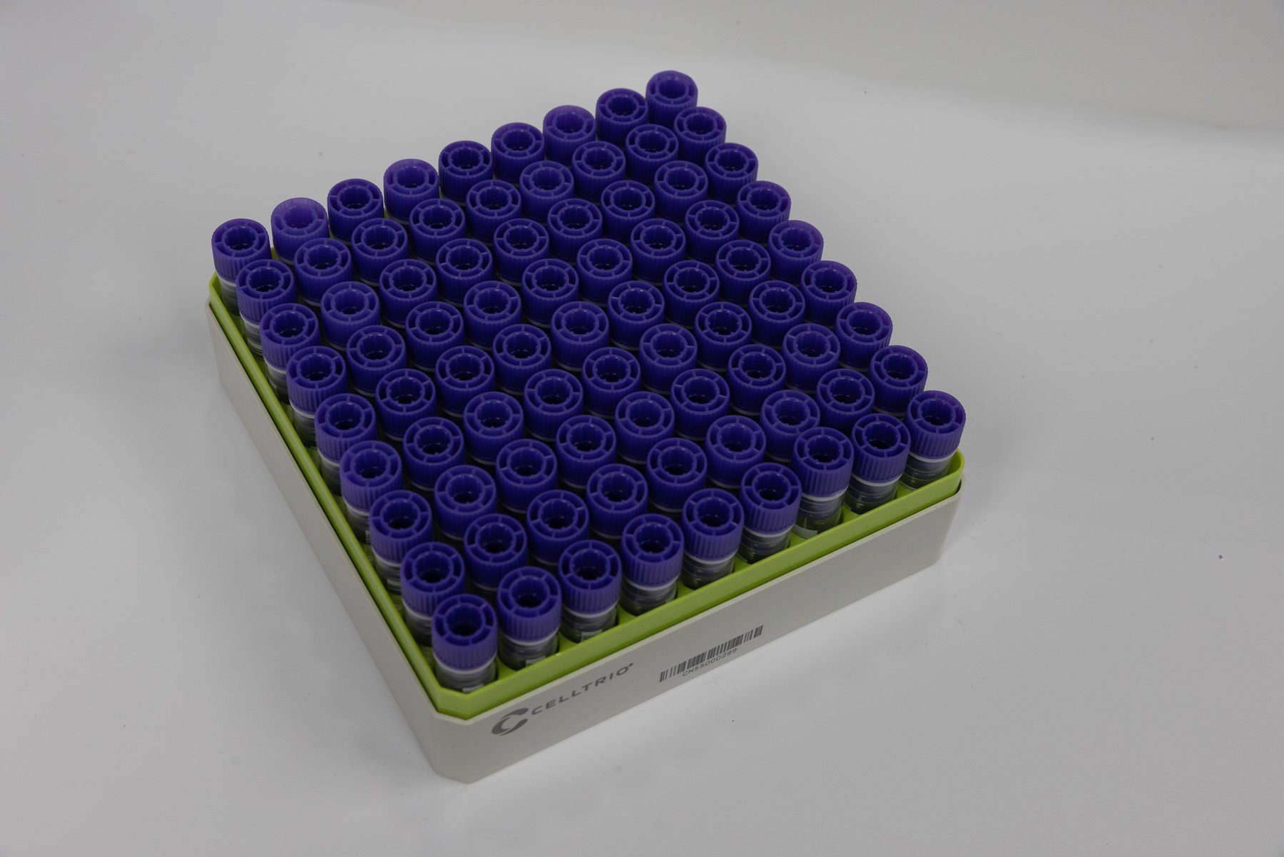 Celltrio 9 × 9 cryovial rack