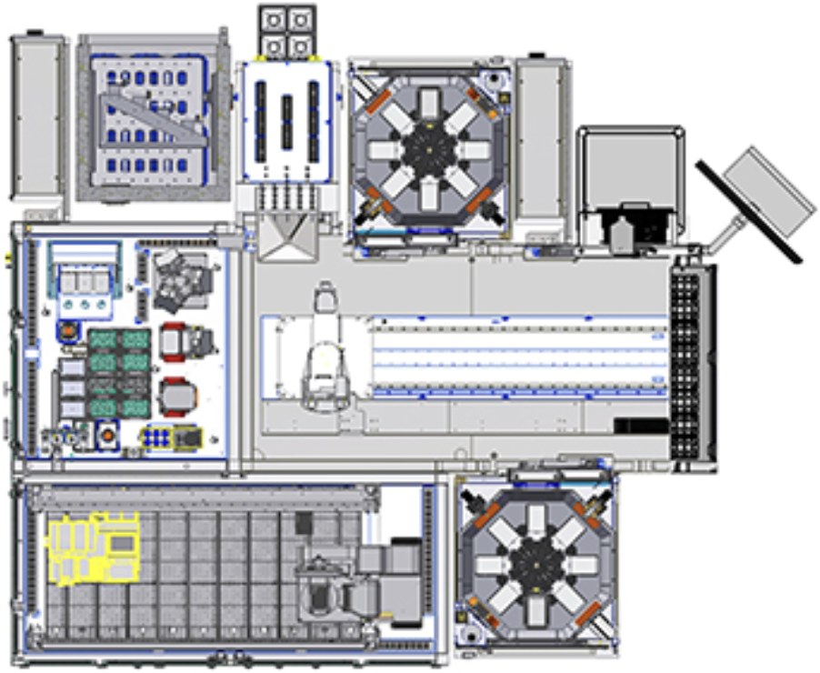 RoboCell Medium layout
